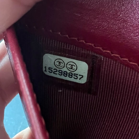 🖤GUC🖤 CHANEL L-Yen Caviar Wallet Dark Red - Picture 6 of 13